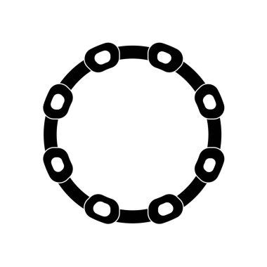 zincir simgesi logo vektör tasarım şablonu