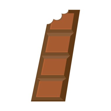 Çikolata simgesi logo vektör tasarım şablonu