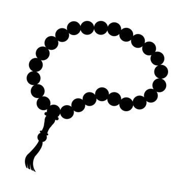 dua boncukları simge logo vektör tasarım şablonu