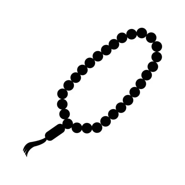 prayer beads icon logo vector design template