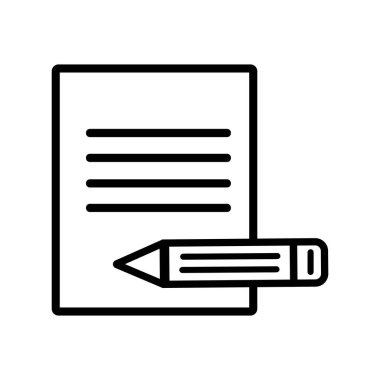 notlar simge logo vektör tasarım şablonu