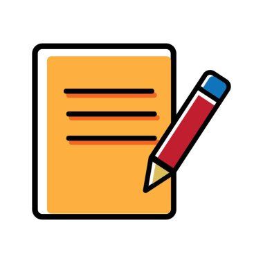 notlar simge logo vektör tasarım şablonu