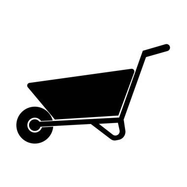 el arabası simgesi logo vektör tasarım şablonu