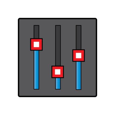 ses eşitleyici simge logo vektör tasarım şablonu