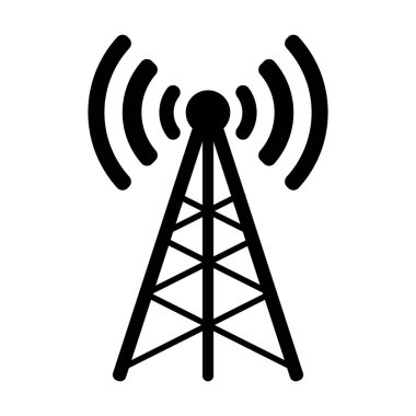 anten simgesi vektör çizimi tasarımı