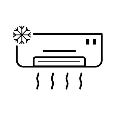 Klima ikonu vektör çizim şablonu 