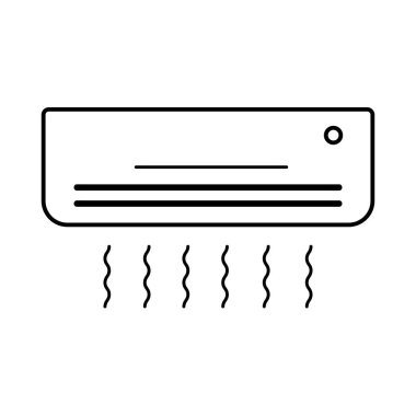 Klima ikonu vektör çizim şablonu 