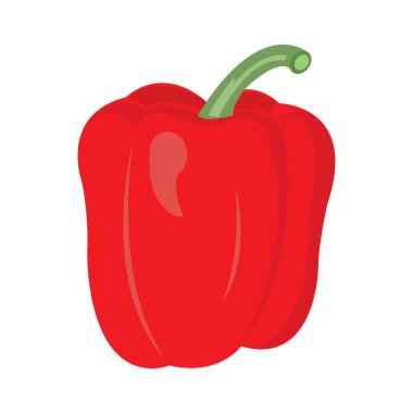 Paprika simgesi vektör çizim şablonu