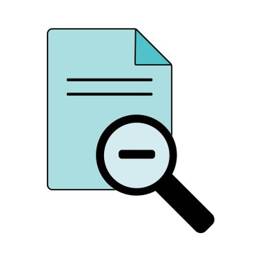 zoom simgesi vektör illüstrasyon şablonu tasarımı