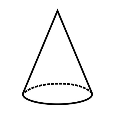 koni simgesi vektör çizim şablonu