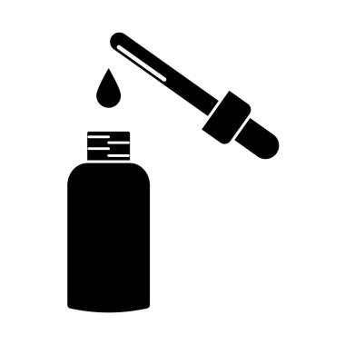 Serum simgesi vektör çizim şablonu