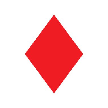 eşkenar dörtgen simge vektör çizim şablonu