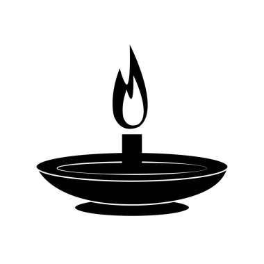 oil lamp icon vector illustration design template