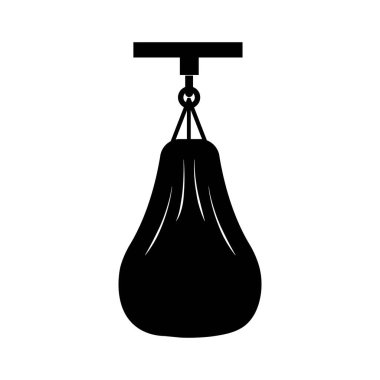 Kum torbası ikonu vektör çizim şablonu