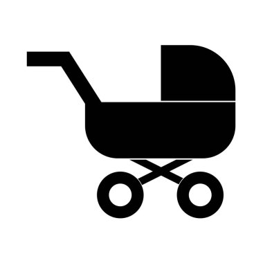 bebek taşıma simgesi vektör çizim şablonu