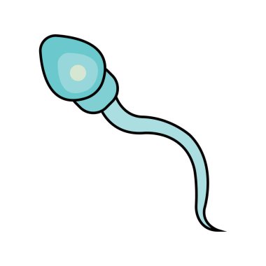 sperm hücre ikonu vektör çizim şablonu
