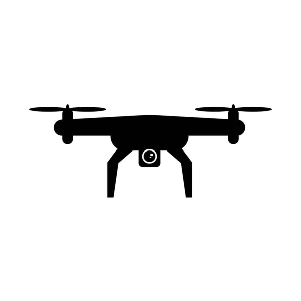 Drone simgesi vektör çizim şablonu
