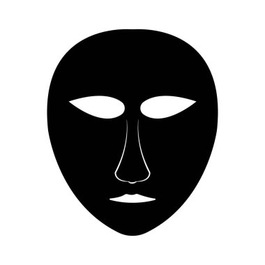 yüz maskesi resimleme şablonu