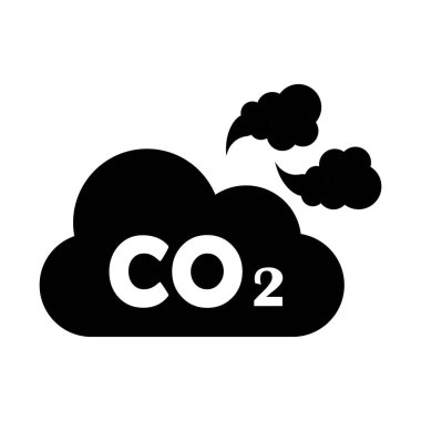 Hava kirliliği simgesi tasarım şablonu