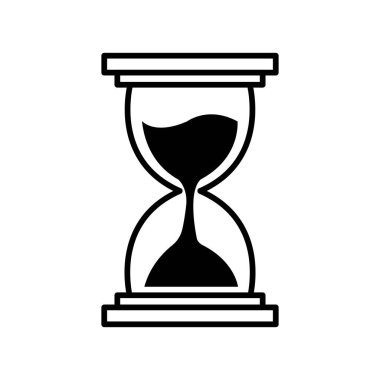 kum saati simgesi tasarım şablonu