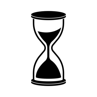 kum saati simgesi tasarım şablonu