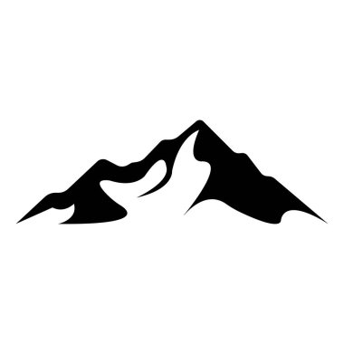 dağ simgesi tasarım şablonu