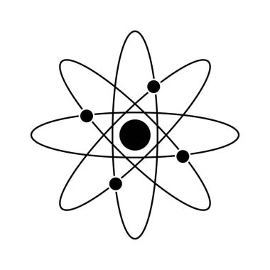 atom simgesi tasarım şablonu