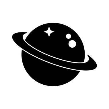 Gezegen ikonu vektör çizim şablonu