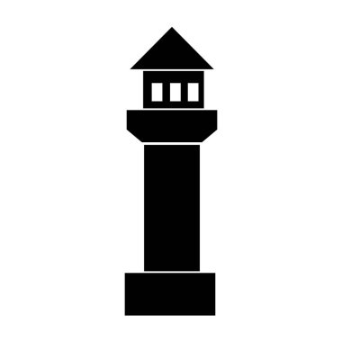 guard tower icon illustration design template