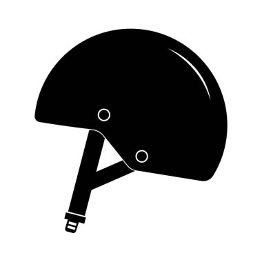 Kask simgesi vektör çizim şablonu