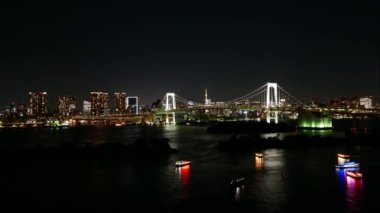 4K Gökkuşağı Köprüsü ve Tokyo Kulesi, Japonya