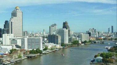 SINGAPORE - 16 Ocak 2019: Güzel Zamanlar Singapur şehri silueti ve Marina Körfezi Sands manzarası