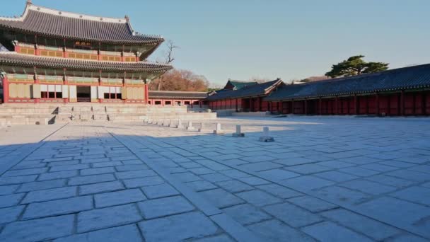 Seoul South Korea December 2018 Gyeongbokgung Palace Seoul South Korea — Wideo stockowe