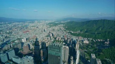 Tayvan 'ın başkenti Taipei' nin zaman aşımına uğramış videosu  