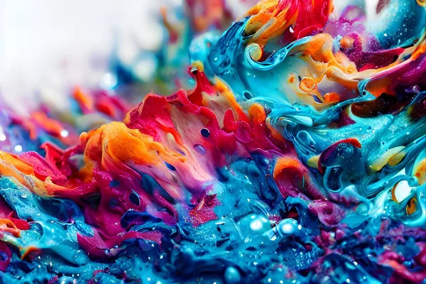 Streszczenie Kolorowe Wybuchające Tło Splash Farby — Zdjęcie stockowe