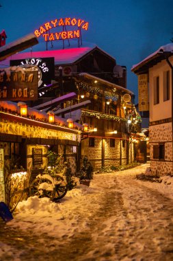 street view of the city of bansko