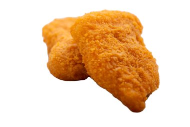 Fried homemade fish cutlets on a white background, close-up, recipe for fish cutlets, copy the place for text.,