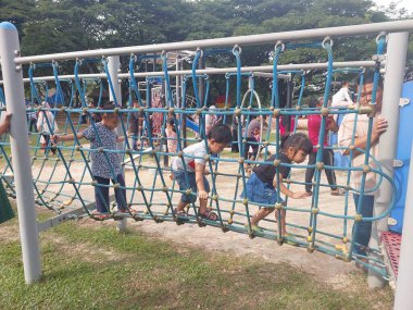 selangor-Malezya 9 Haziran 2024, Çocuk oyun alanı