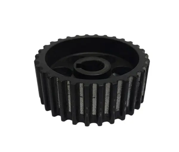 Stock image Large steel gear . Gearbox part. isolated against a transparent background