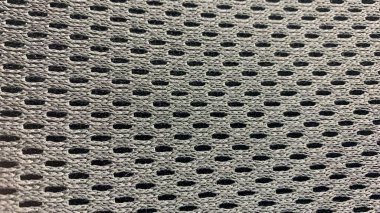 Siyah kumaşın yakın plan arkaplanı ya da soyut siyah kumaş dokusu. Siyah arkaplan