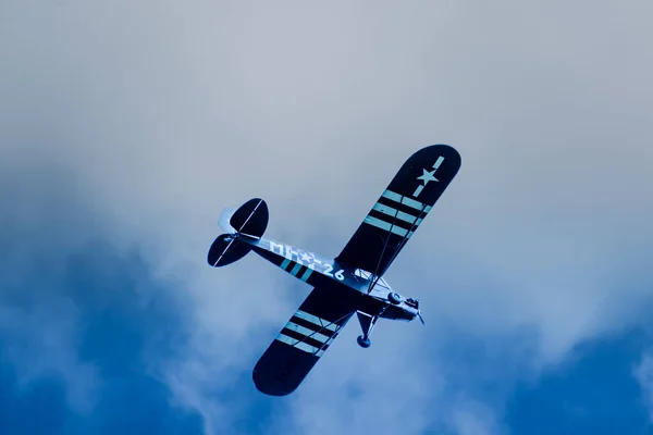 Genaville France April 2023 Piper World War Seeing Flying Skies — Stock Photo, Image