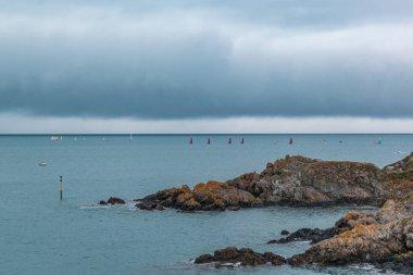 Dahouet Limanı, Pleneuf val andre, Armor Coast, Brittany, Fransa