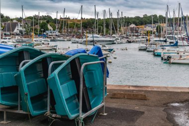 Dahouet Limanı, Pleneuf val andre, Armor Coast, Brittany, Fransa