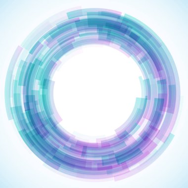 Dairelerden geometrik çerçeve, vektör soyut arkaplan, duvar kağıdı