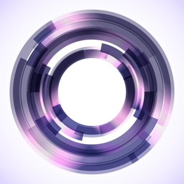 Dairelerden geometrik çerçeve, vektör soyut arkaplan, duvar kağıdı