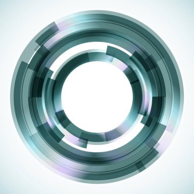 Dairelerden geometrik çerçeve, vektör soyut arkaplan, duvar kağıdı