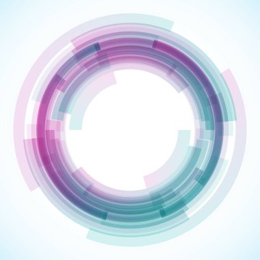 Dairelerden geometrik çerçeve, vektör soyut arkaplan, duvar kağıdı