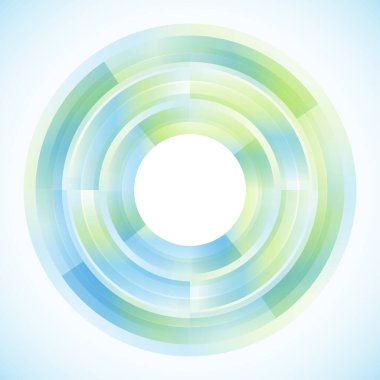 Dairelerden geometrik çerçeve, vektör soyut arkaplan, duvar kağıdı