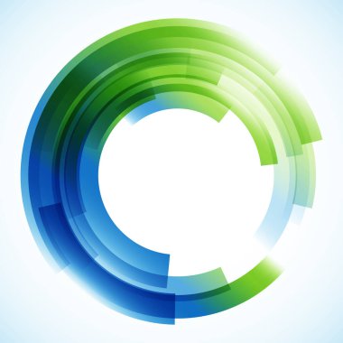 Dairelerden geometrik çerçeve, vektör soyut arkaplan, duvar kağıdı