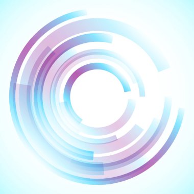 Dairelerden geometrik çerçeve, vektör soyut arkaplan, duvar kağıdı